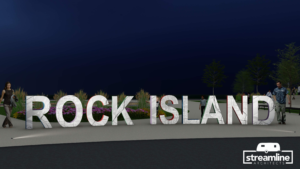 Rock Island sign