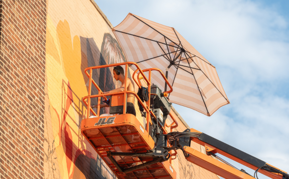 Mural in Downtown Rock Island