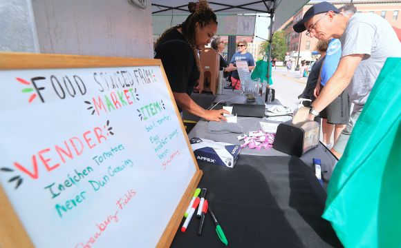 Huckleberry's at the QC Farmers Market