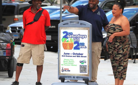 Ambassadors giving directions