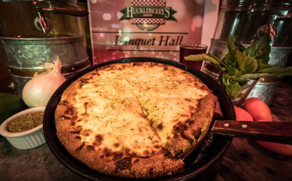 pizza at Huckelberry's