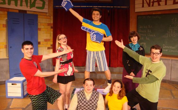 people posing for a play poster at Circa 21 for Big Nate