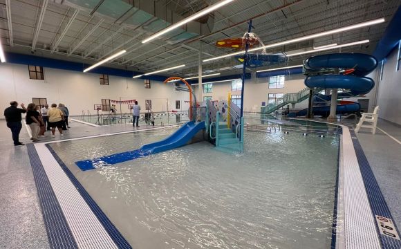 indoor waterpark at the YWCA