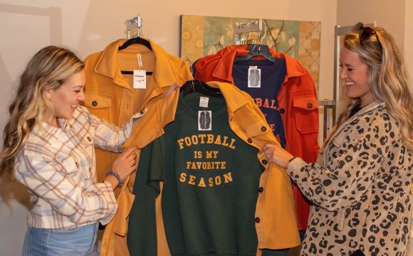 ladies shopping at Brick & Motor