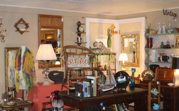 interior of antique store Skeleton Key Art & Antiques