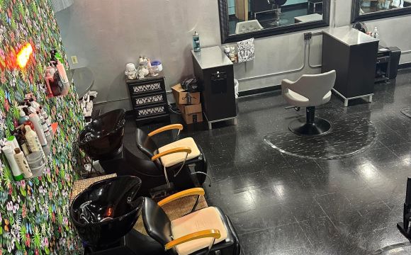 interior of salon at KRU