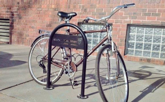 bike at Modern Woodmen of America bike rack