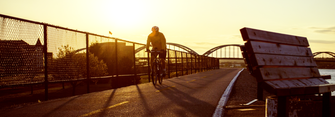 Bicycle on Great River Trail