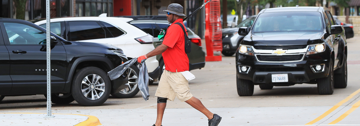 ambassador crossing the street