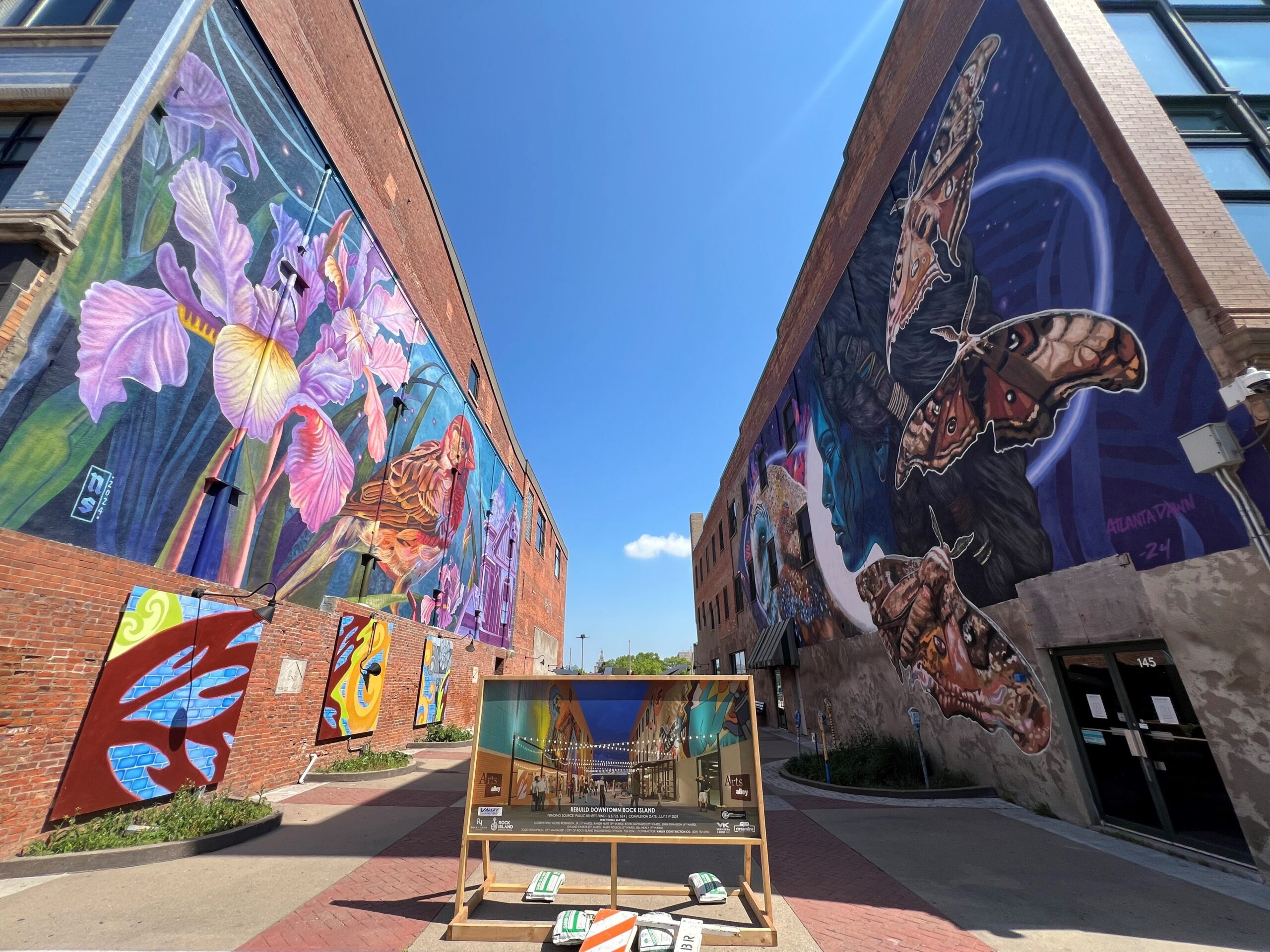 Arts Alley murals