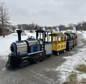 Children's trackless train